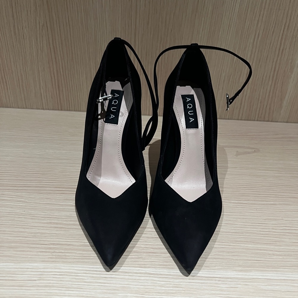 Aqua strap high heel shoes - size 7